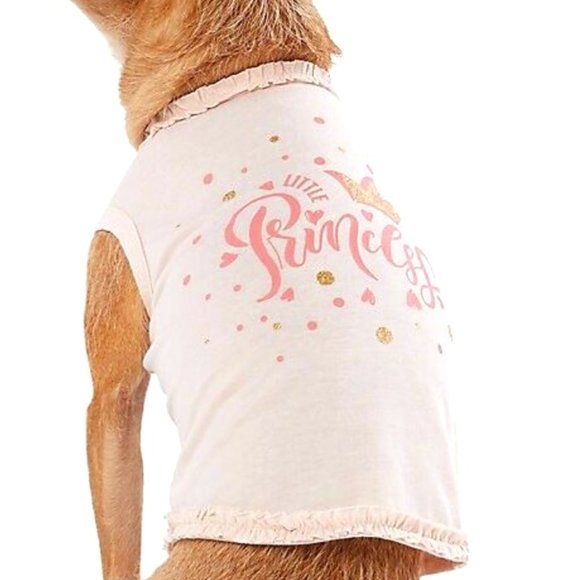 Top Paw Other - Top Paw Little Princess Pink Ruffle Dog Shirt